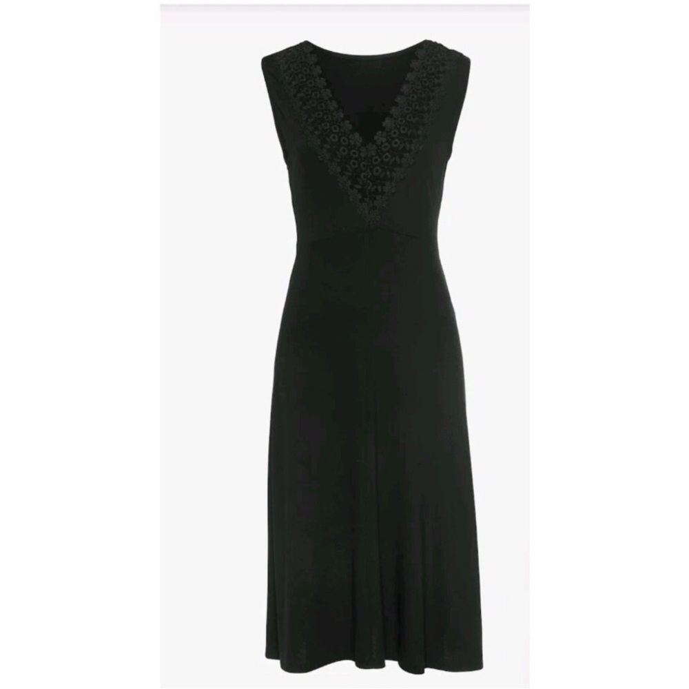 Elegant Black Sleeveless Dress